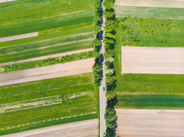 istock aerial view of farming fields 1152136805