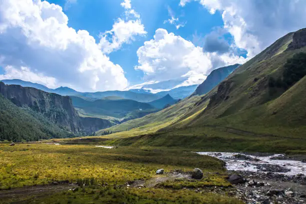 Mountains of Kabardino-Balkaria, North Caucasus, Russia
