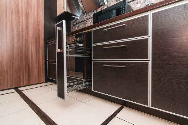 istock Photo of a kitchen sliding drying cabinet 1152141712