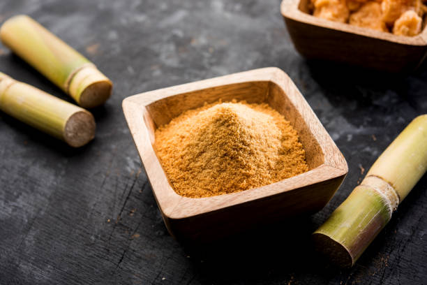 istock Organic Gur or Jggery Powder 1152144354