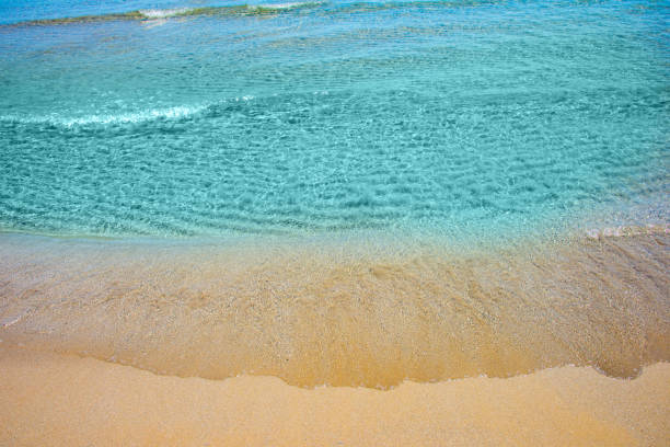 istock Soft wave of ocean on the sandy beach 1152144574