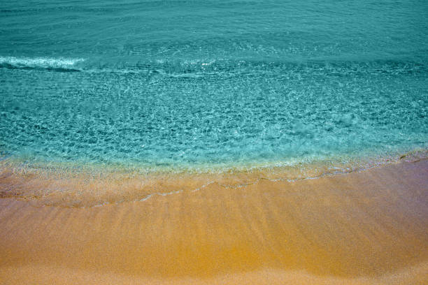 istock Soft wave of ocean on the sandy beach 1152144580