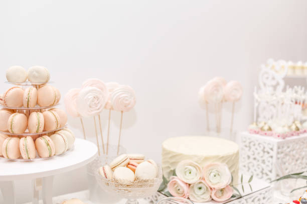 istock Delicious sweet buffet with cupcakes. Candy Bar. 1152147014