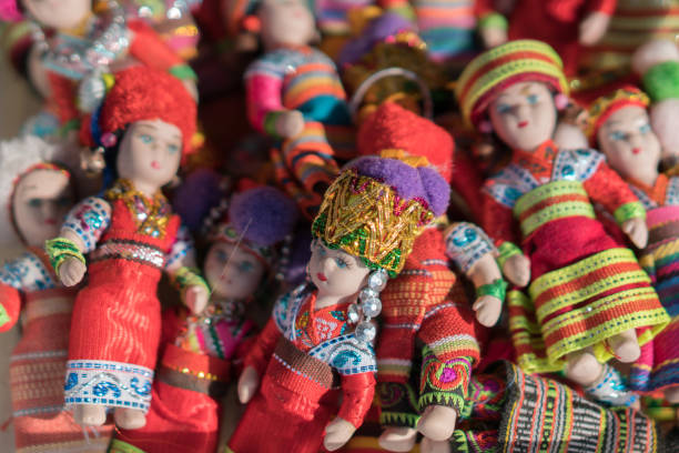 istock Old style Turkish dolls souvenir 1152147539