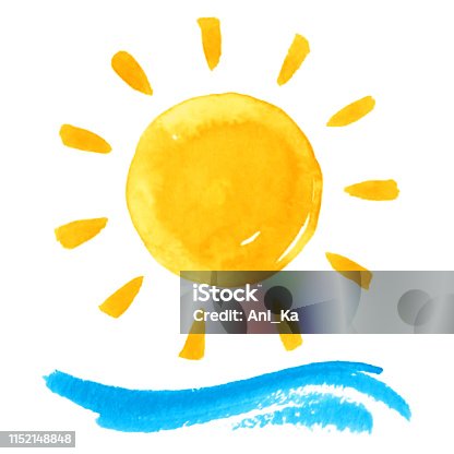 istock Sun and wave 1152148848