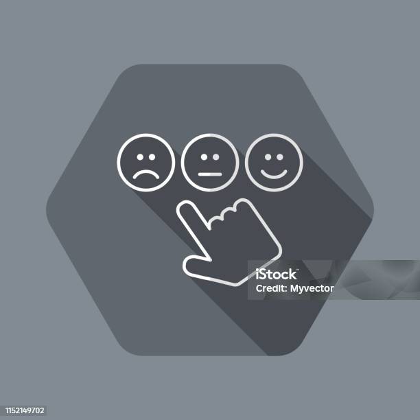 Rating Smiley Icon Thin Series Stock Illustration - Download Image Now - Anger, Applying, Cheerful