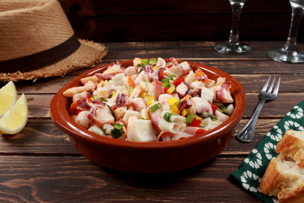 istock Delicious Peruvian Seafood Ceviche (Seviche) Dish 1152155428