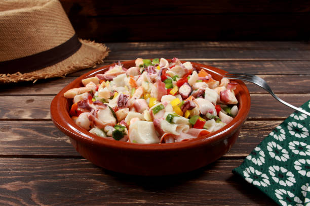 istock Delicious Peruvian Seafood Ceviche (Seviche) Dish 1152155590