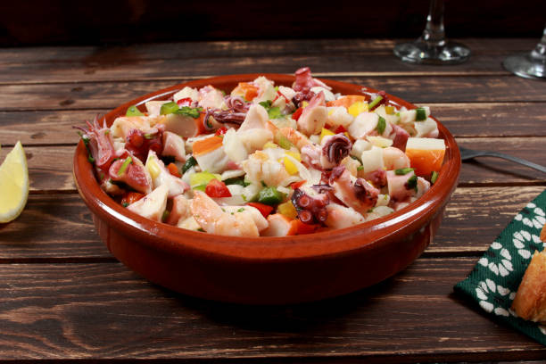istock Delicious Peruvian Seafood Ceviche (Seviche) Dish 1152155598