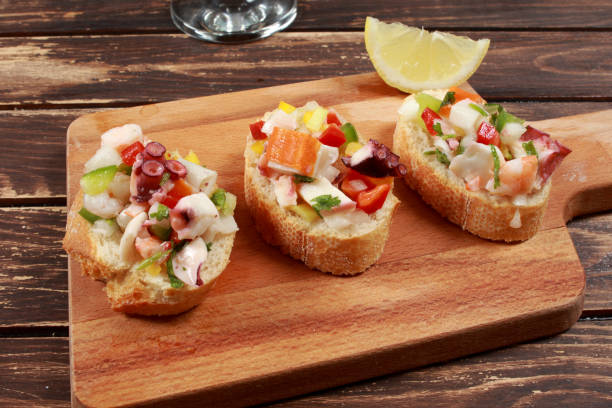 istock Delicious Peruvian Seafood Ceviche (Seviche) Dish 1152155737