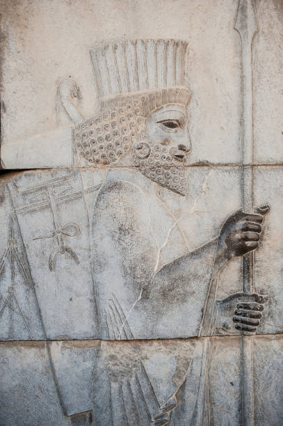 istock Close Up Magnificent Persian Bas Reliefs in Persepolis, Iran 1152156678