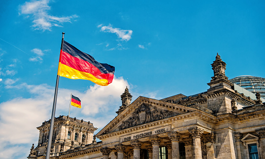 Edificio del Reichstag, sede del Parlamento alemán photo
