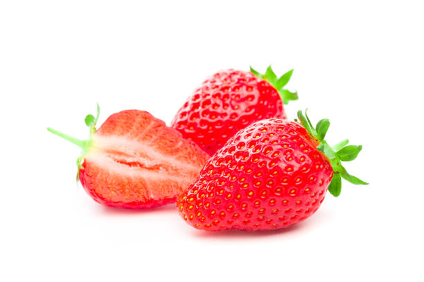 istock Strawberry isolated on white background. Clipping Path - Image 1152166737
