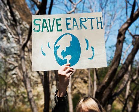 Save Earth Environment Protect Support Graphic