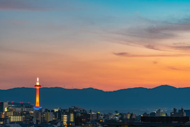 istock Kyoto Tower at night 1152172526