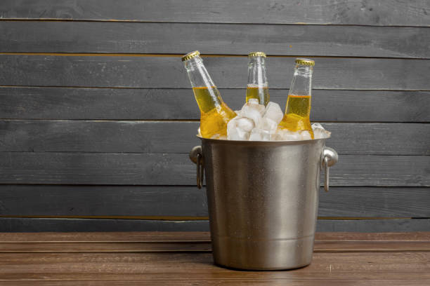 istock Ice bucket with beer 1152173423