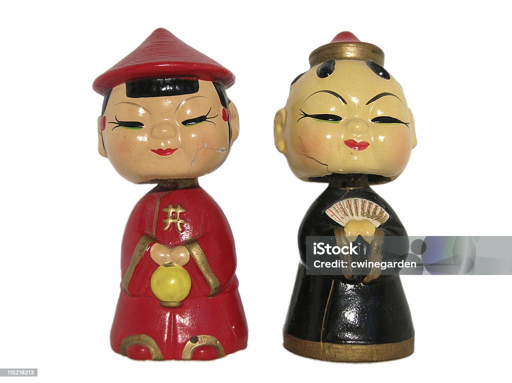 Азиатские Bobble головки - Стоковые фото Кукла китайский болванчик роялти-фри