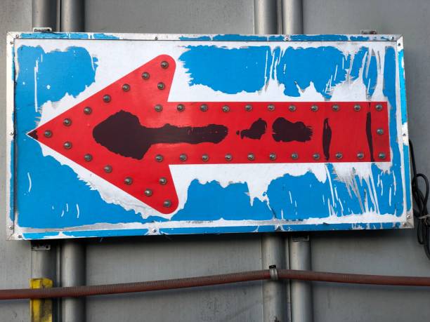 istock Arrow sign on construction site 1152183108