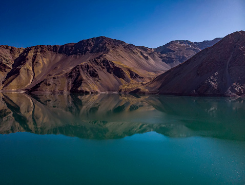 Photos from plaster Dam (Embalse de Yeso) in Cajon del Maipo, Chile
