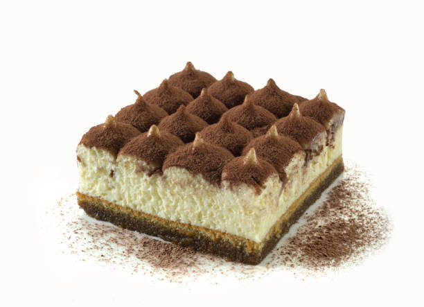istock Tiramisu cake decorated with cocoa powder 1152185845
