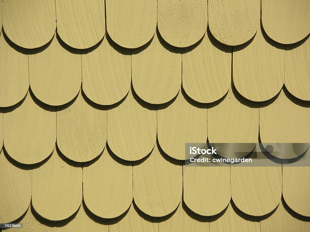 Fish Scale Siding Fish scale house siding texture. Like a gingerbread house. Winchester Mystery House. San Jose, California. Siding - Building Feature Stock Photo