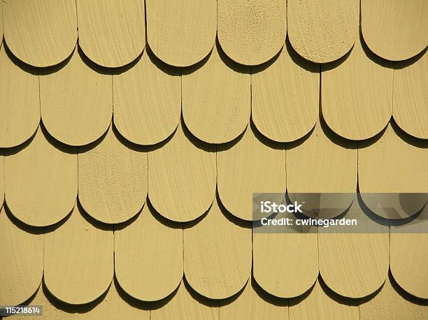 Fish Scale Siding Stock Photo - Download Image Now - Siding - Building Feature, House, Wood Shingle