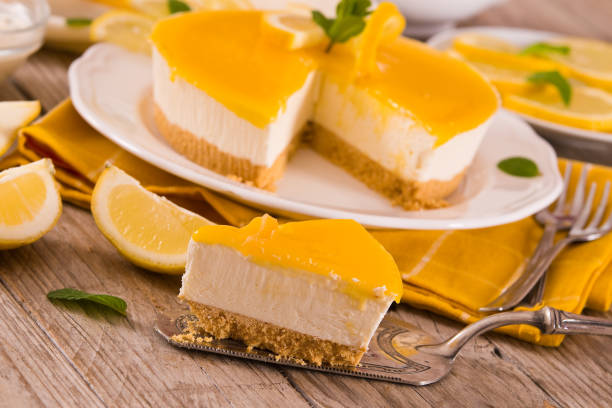 istock Lemon and mascarpone cheesecake. 1152188189