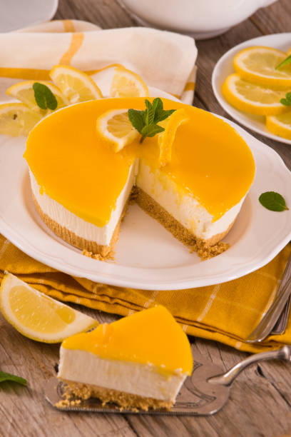 istock Lemon and mascarpone cheesecake. 1152188313
