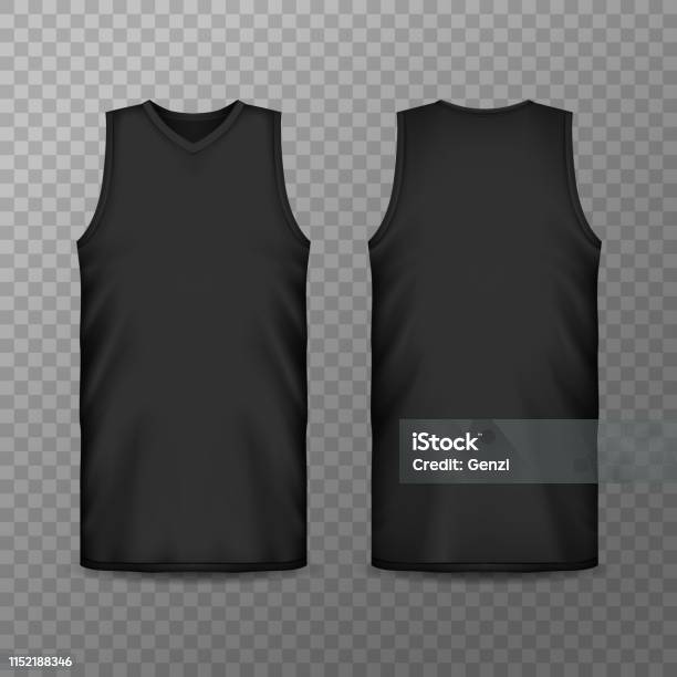 3d Or Realistic Blank Sport Clothing For Men Stock Illustration - Download Image Now - Advertisement, Artificial, Back