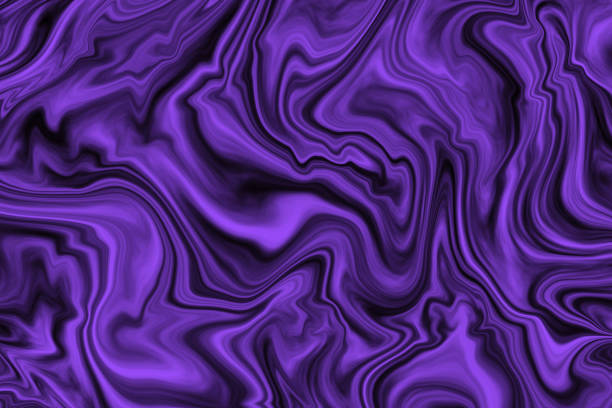 istock Marble Abstract Ultra Violet Black Background Neon Purple Wave Pattern Ombre Gradient Marbled Ebru Texture 1152192865