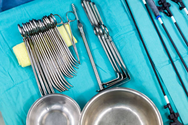 istock Medical equipment on table in emergency room 1152194284