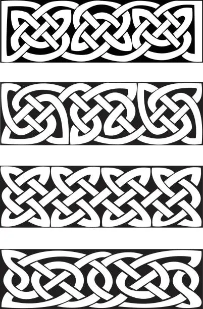 Vector illustration of Celtic Knot Motifs (vector)