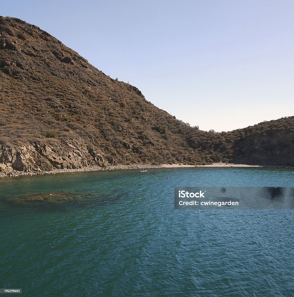 Isla Del Carmen, Ballandra a la bahía - Foto de stock de Agua libre de derechos