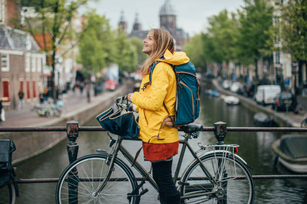 istock Rainy and cold day in Amsterdam 1152196797