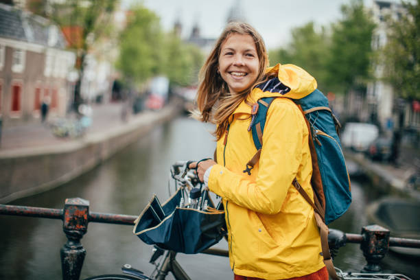 istock Rainy and cold day in Amsterdam 1152197470