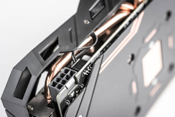 istock PC Gaming Graphic Card GPU with 8 Pin Power Connectors 1152199045