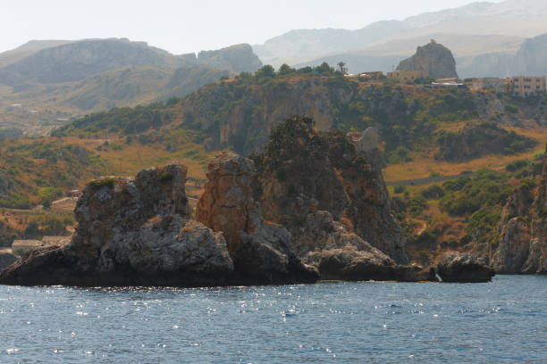 istock Mountain rocks. Riserva dello Zingaro. Sicily. Italy. National park Zingaro 1152201032