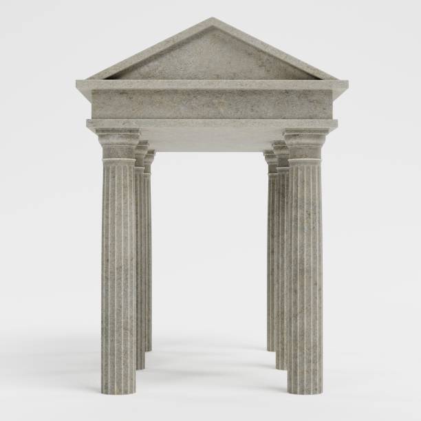 istock Realistic 3D Render of Doric Temple 1152207161