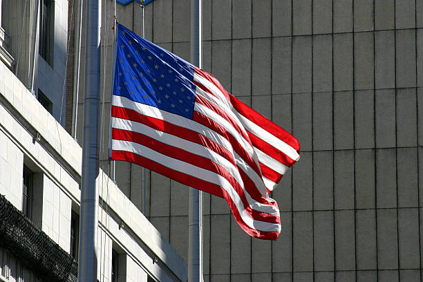 istock American Flag In Urban Setting 115220778