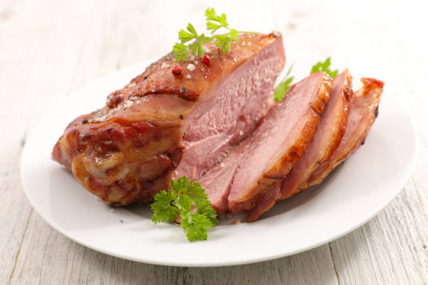 istock glazed ham slices and parsley 1152209327