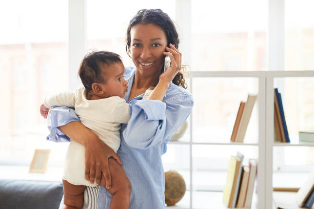 istock Lifestyle of modern young mom 1152209675