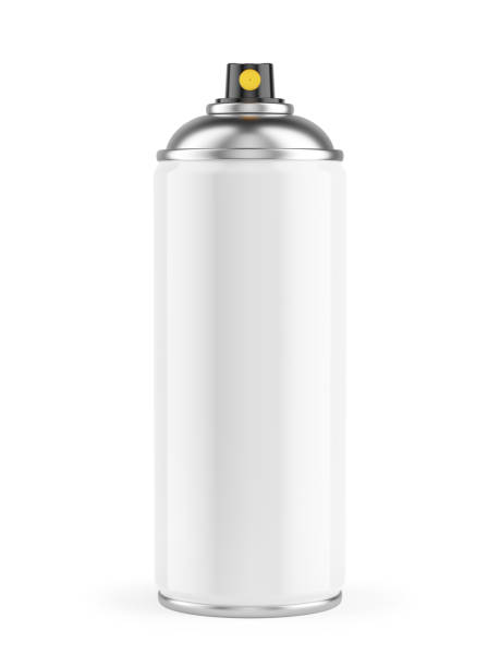 istock Blank spray paint metal can isolated on white 1152209945