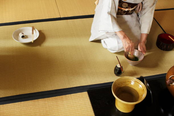 istock Japanese tea ceremony “Sado”,making some bowl of tea 1152215903