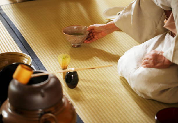 istock Japanese tea ceremony “Sado”,making some bowl of tea 1152215966