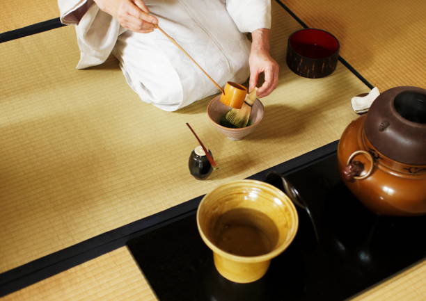 istock Japanese tea ceremony “Sado”,making some bowl of tea 1152216072