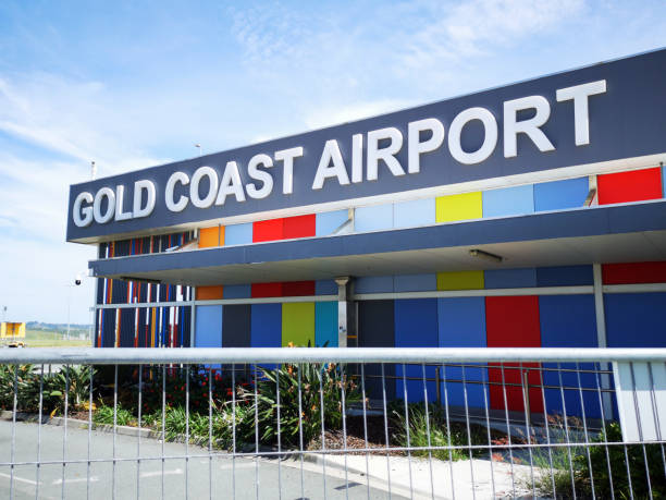Gold Coast Airport - Australia stock photo
