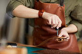 Artisan Sewing Leather Belt