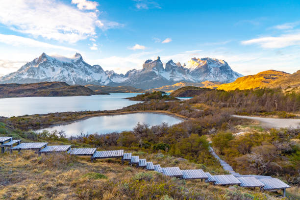 istock Torres del Paine National Park, Chile. (Torres del Paine National Park) 1152222474