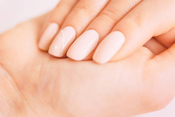 istock Female hand with professional manicure. 1152224975