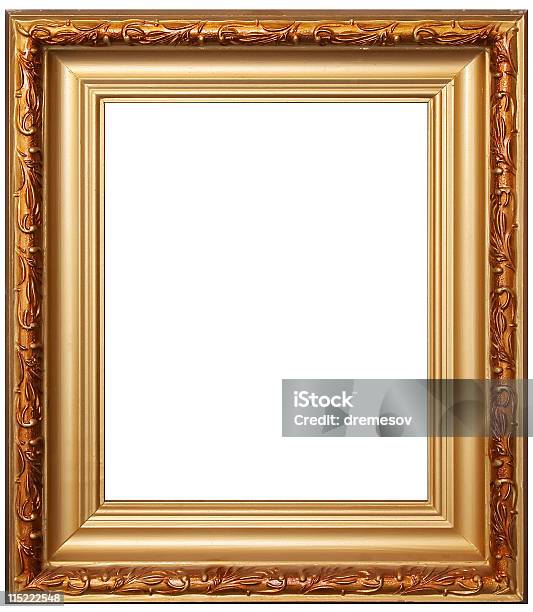 Moldura De Madeira Artístico - Fotografias de stock e mais imagens de Moldura de Quadro - Moldura de Quadro, Pintura de Belas Artes, Moldura - Composição